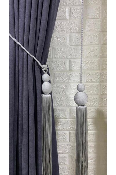 Şahinsoy perde Perde Aksesuar Seti ( Üçlü Set ) 2 Adet Braçol 1 Adet Orta Sarkıt