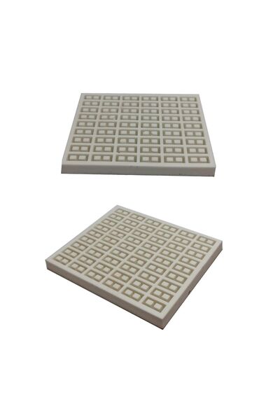 Nana Minyatür Inşaat Maketleri Için 1/16 Ölçekli 2 Delikli Tuğla Bims Silikon Kalıp