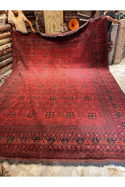 RD RAMAZAN DAĞ EL HALI SANATI El Dokuma Afgan Bilicik Pamuk Üstü Yün Dokuma olup kök boya 400x300