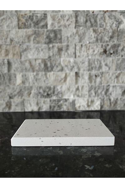 Zeybek Marble White Quartz Unbreakable Marble Presentation Holder