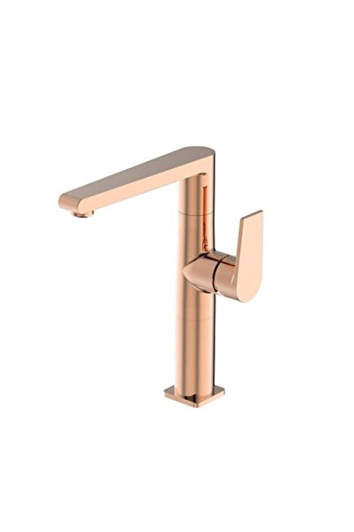 Bien Pruva Yüksek Tip Lavabo Ve Eviye Bataryası Rose Gold