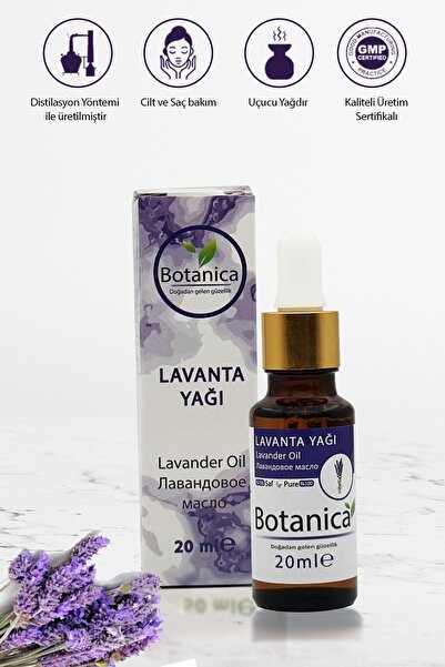 botanica Lavanta Yağı- Lavandula Angustifolia - ( Saç Ve Cilt ) Afrodizyak Ar...