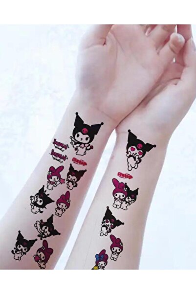 Mecit Tuhafiye KUROMİ HELLO KİTTY ÇOCUK İÇİN GEÇİCİ DÖVME