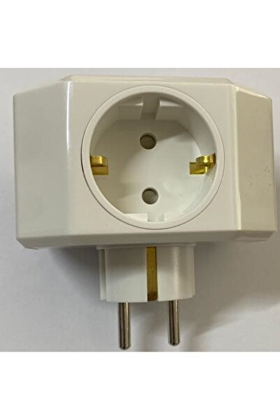 VİKO يونكا بلس أبيض ثلاثي التأريض مع قابس مقبس جوليت