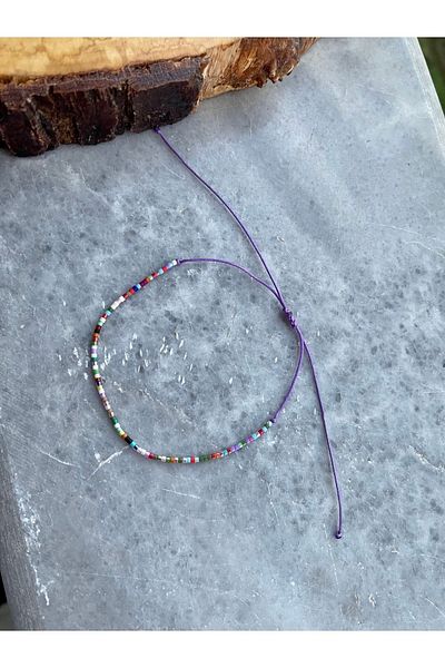 Ben Aleina Colorful Beaded Anklet Miyuki Anklet Bracelet