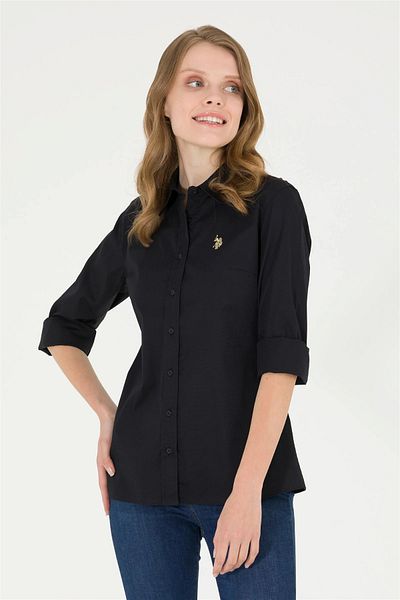U.S. Polo Assn. SALY023Y Cămașă Slim Fit cu mânecă lungă pentru femei