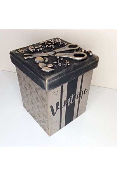 IremTasarimAtolyesi DİKİŞ KUTUSU AHŞAP EV DEKORASYON ÜRÜNLERİ