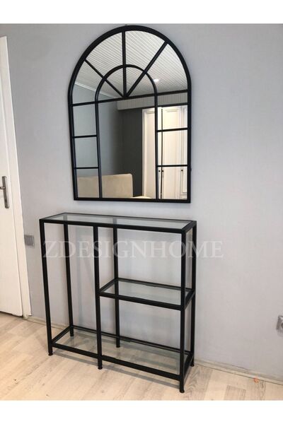 zdesignhome 80x100 Cm Ayna 90x25x100 Cm Dresuar