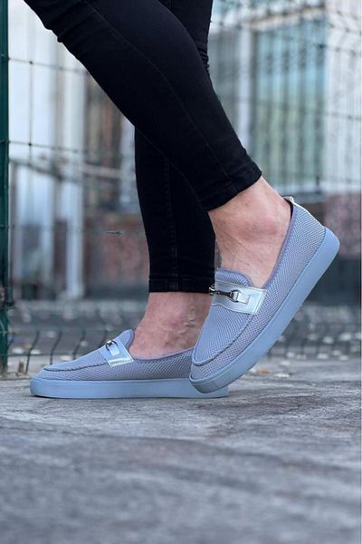 BPM Wagoon WG060 Balerini din tricotaje gri pentru bărbați - Pantofi casual