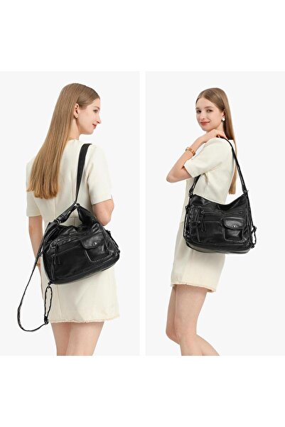 BARCELONA 21K Geantă din piele de spălat poștaș pentru femei - ambele spate 21-K Barcelona 1867