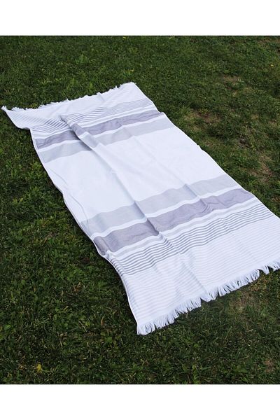 Baveno Πετσέτα θαλάσσης από βαμβακερό ριγέ 90x150 cm