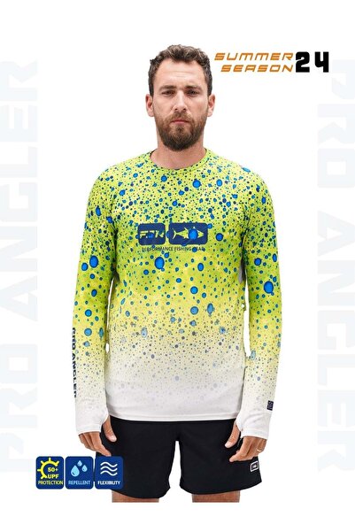 Fujin Pro Angler S24 T-Shirt Green Ocean - 3XL