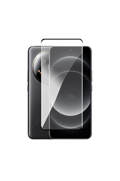 Microcase Xiaomi 14 Ultra 3D Curved Tam Kaplayan Kavisli Tempered Cam Ekran K...