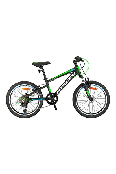 Kron XC75 - 20" MTB - 11 - 7 VİTES - V.B - MAT SİYAH - BEYAZ/YEŞİL/MAVİ
