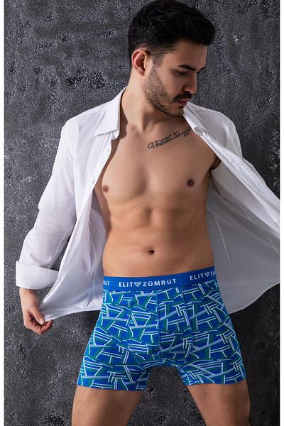 Gizem iç giyim 3 ΣΥΣΚΕΥΑΣΙΑ MODAL ΧΤΕΝΙΣΜΕΝΟ ΒΑΜΒΑΚΙ BOXER ΣΟΥΠΕΡ ΠΟΙΟΤΗΤΑΣ