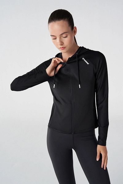 hummel Hmllara Women's Sweat 921794 -2001 Zip Hoodie - Black