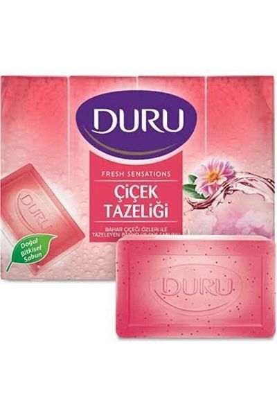 Duru Flower Patterned Bath Soap - 5*160gr Freshness
