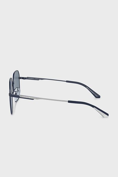 Emporio Armani نظارة شمسية للرجال - موديل 2154d - مقاس العدسة: 57 مم - أزرق غير لامع