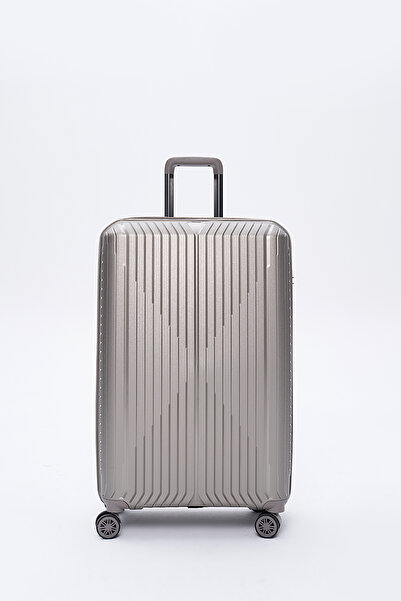 Torry Polipropilen Büyük Boy Kırılmaz Valiz Gri