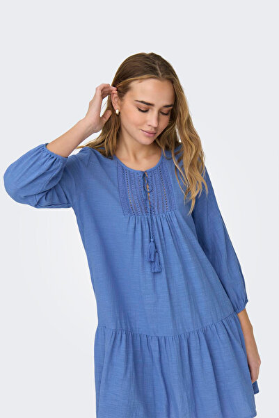 ONLY Βαμβακερό μίνι φόρεμα Onlvinnie - ΦΟΡΕΜΑ με κανονική εφαρμογή 15219922