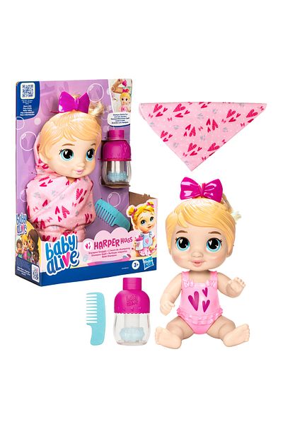 Baby Alive HASBRO BABY LIVE SHAMPOO FUN مع طفلي (أصفر)