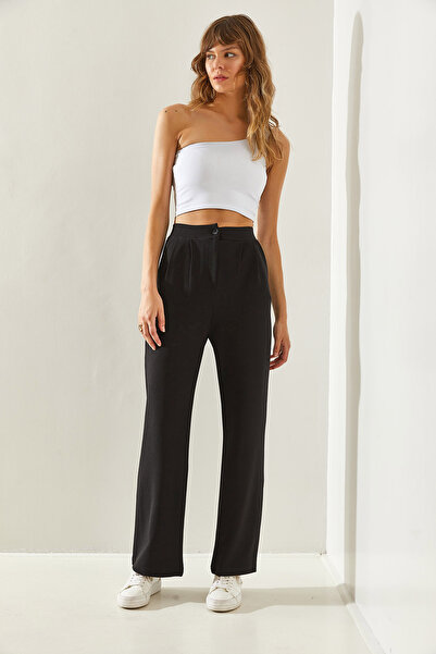 Bianco Lucci Palazzo Cut Lycra dámské pletené kalhoty -60251311