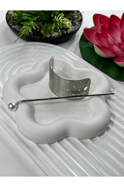 Chocuk Luxury Korean Style Pearled Pinterest Stick Metal Knob Buckle