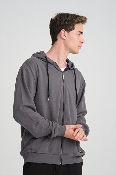 İng drop Ανδρικό φούτερ καπνιστό - Μαλακό, κέντημα και κουκούλα