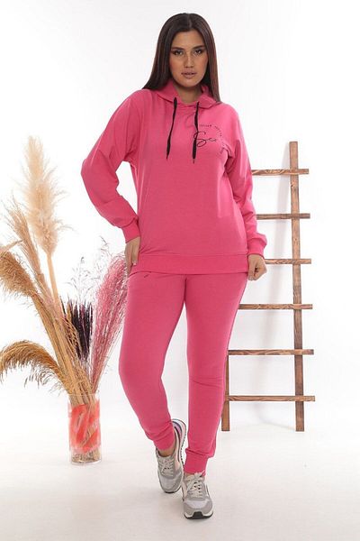 SOCCER Women's Hooded Sports Tracksuit Set 21585