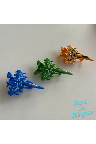 Cansu 3 Lü Çek Bırak Savaş Uçağı - Mavi Su Dünyası