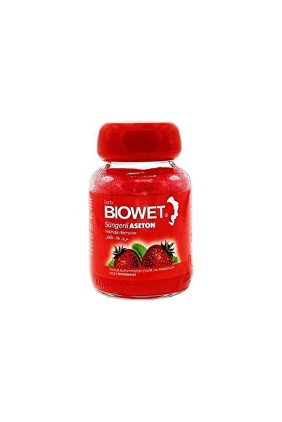 biowet Süngerli Çilek Kokulu Aseton 75ml