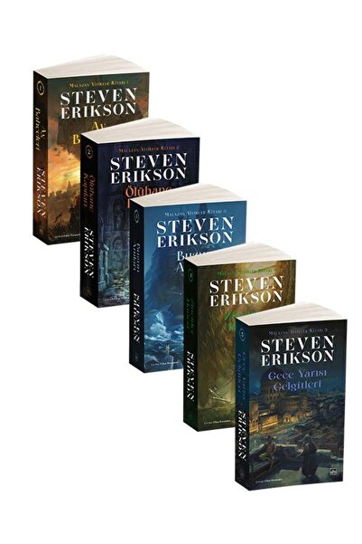 İthaki Yayınları Malazan Yitikler Kitabı Serisi 5 Kitap Takım (Karton K.)