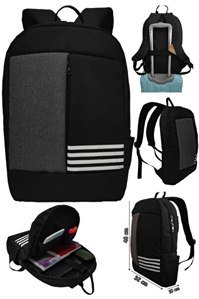 USF Notebook Computer 17'' Pad Protected Laptop Backpack Water and Liquid Proof Fabric