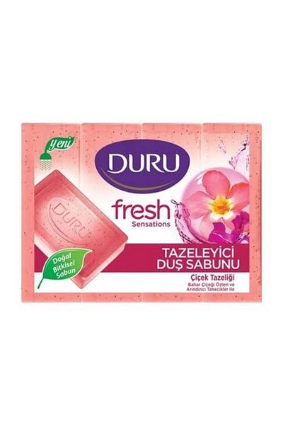 Duru Flower Patterned Bath Soap - 5*160gr Freshness