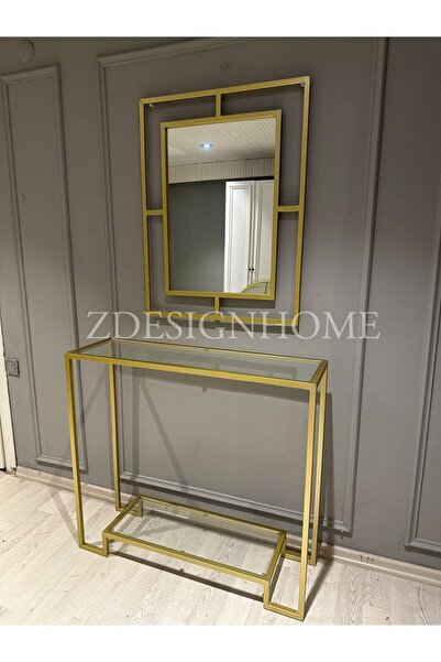zdesignhome Gold Dresuar Takım Zdesıgnhome Z04