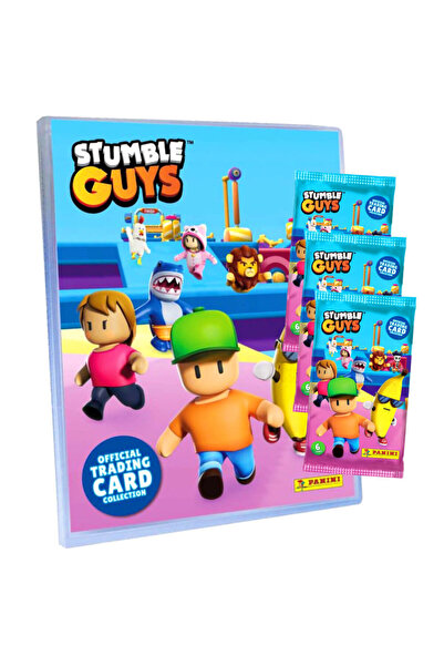 Panini حزمة المبتدئين للبطاقات التجارية Stumble Guys Mega Bşalngıç