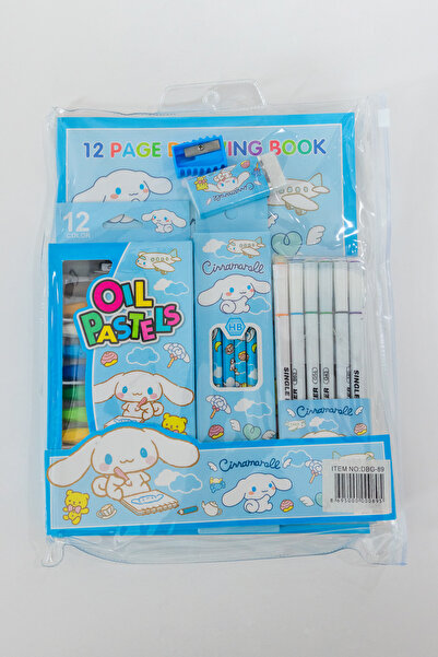 Turkuaz Tasarım Kuromi, My Melody, Cinnamoroll veya Pompompurin Temalı Boyama...