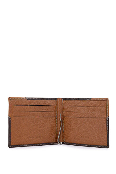 Tamer Tanca Men's Brown Genuine Leather Wallet
