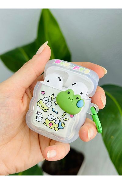 Go Aksesuar Airpods 1st and 2ndGeneration Compatible - Thick Silicone Case with Toy Design
