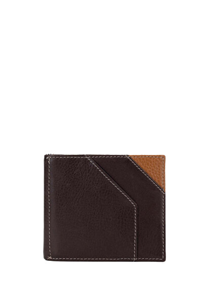 Tamer Tanca Men's Brown Genuine Leather Wallet