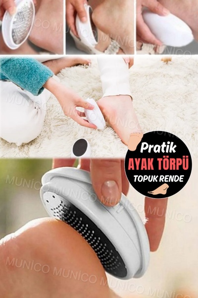 Munico Sert Nasırları ve Kuru Cildi Pürüzsüz Yumuşak Ayakları Ortaya Çıkarmak İçin Güvenli Acısız Bir Törpü