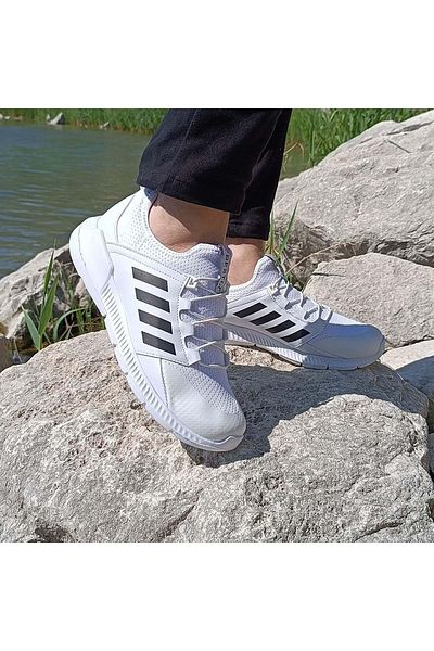 Pabuçhan Ayakkabı&Çanta Pabuçhan 1058 - Lace-Up Elastic Running and Walking Shoes