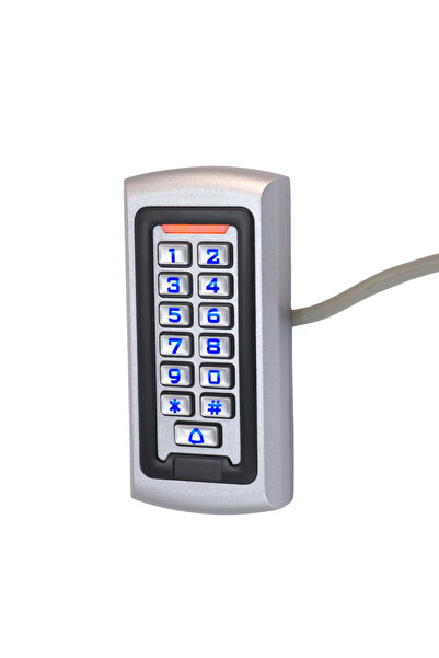 TECİMM Dış Mekan Şifre Paneli Led Işık Ve Tuşlu Su Geçirmez Şifrematik