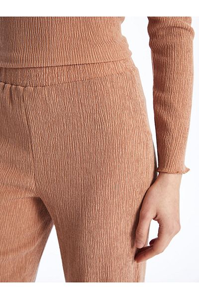 LC Waikiki Comfortable Fit Women's Trousers with Elastic Waist