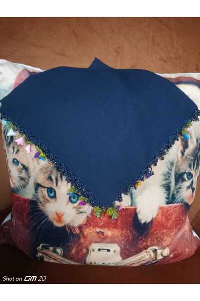 hoaryage Χειροποίητο φυλαχτό με κορδέλα, χάντρες γραφής, μαντήλι, ιερό, κάλυμμα Mevlüt με κέντημα στις 4 άκρες