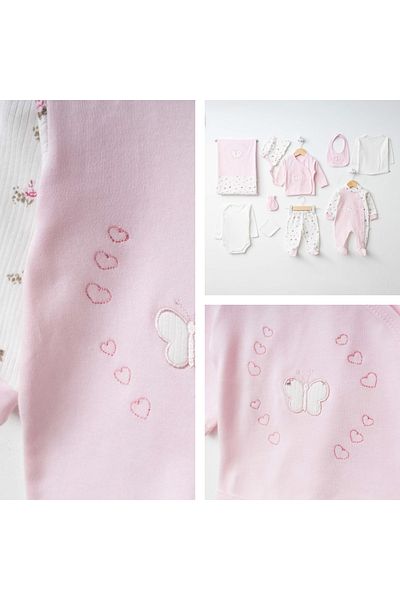 For My Baby طقم بدلة أطفال مكون من 10 قطع - للخروج من المستشفى