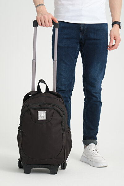 HSR ÇEKÇEKLİ KABİN BOY 4 BÖLMELİ LEPTOP GÖZLÜ  SIRT ÇANTASI