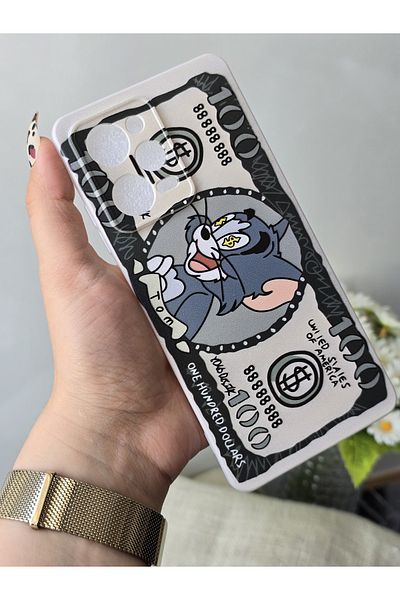 SUPER FRAME حافظة هاتف شفافة مطبوعة متوافقة مع هاتف Xiaomi Redmi Note 12 PRO 5G