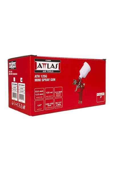 Attlas ATH 125G10 Üstten Hazneli Mini Boya Tabancası 1.0 Nozul