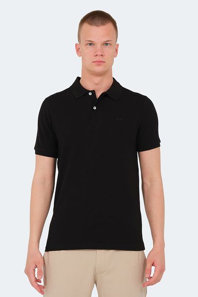 Slazenger VALE KTN - Ανδρικό Μαύρο T-Shirt